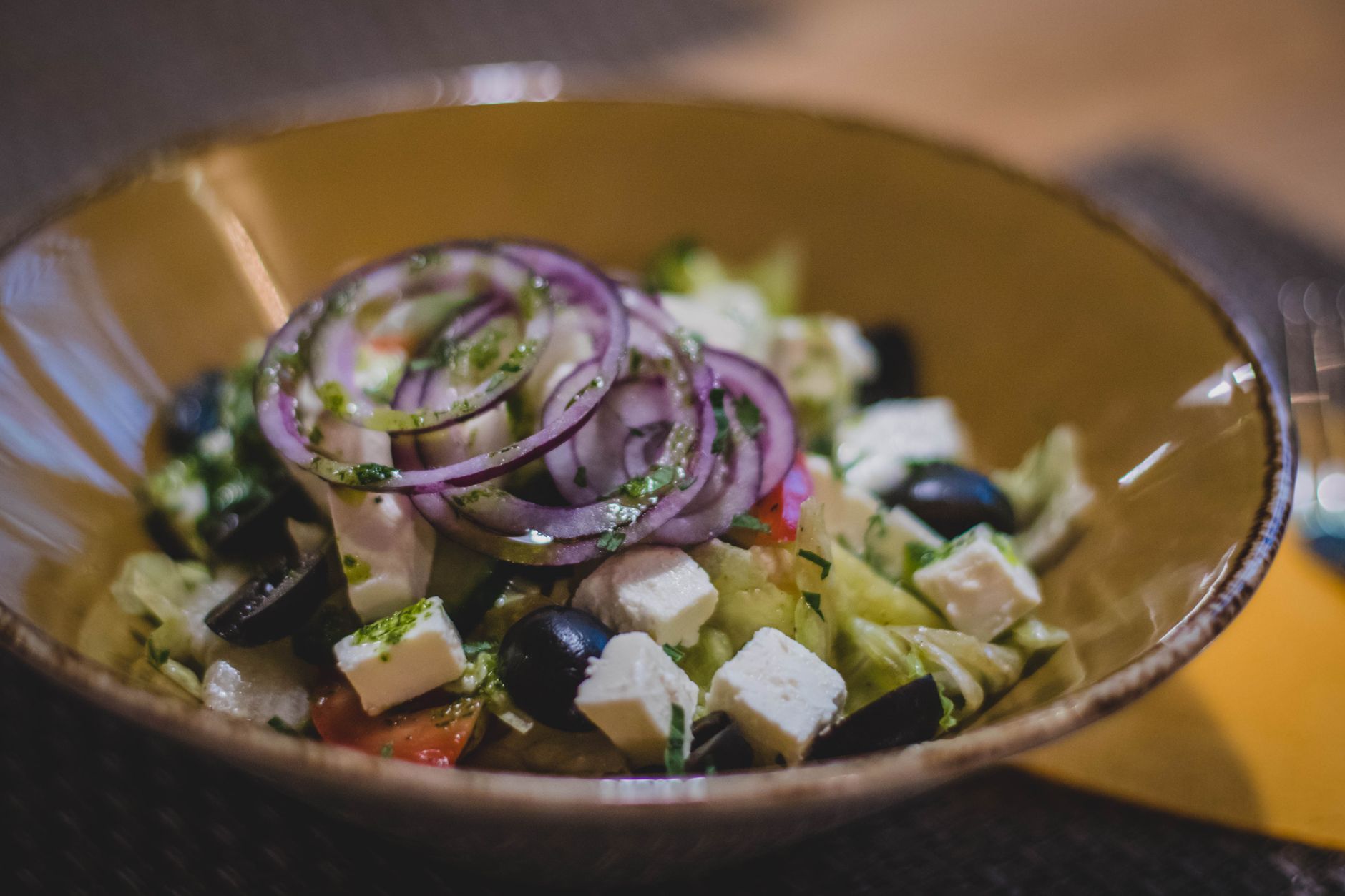 Marinated Feta and Olive Skewers