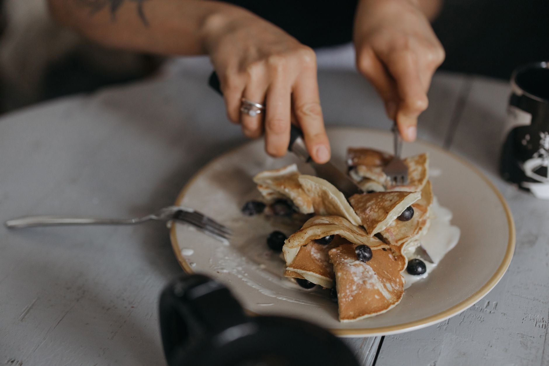 Sophia's Place - Blue Corn Pancakes Recipe