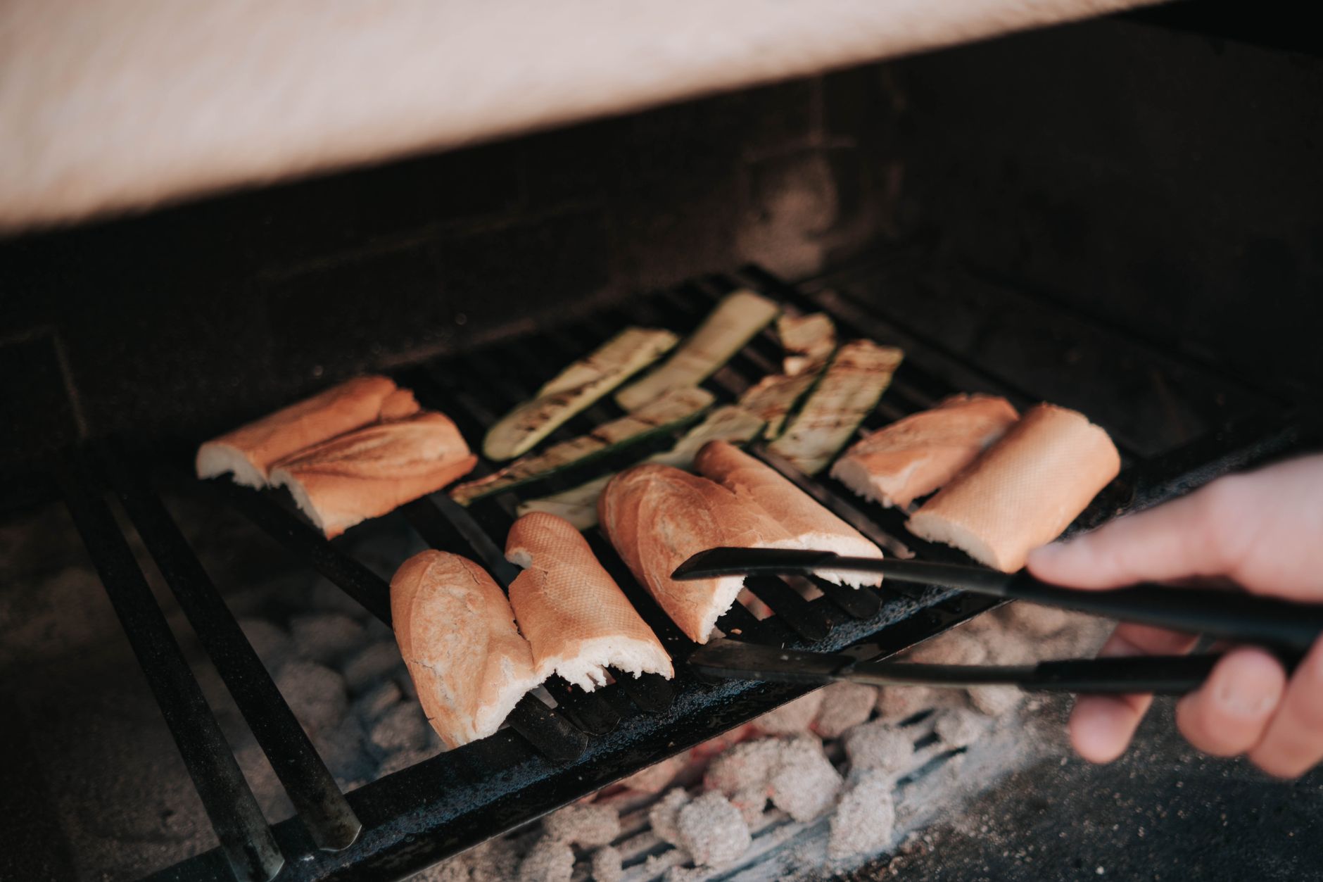 Grilled Roasted Garlic Rosemary Bread Recipe