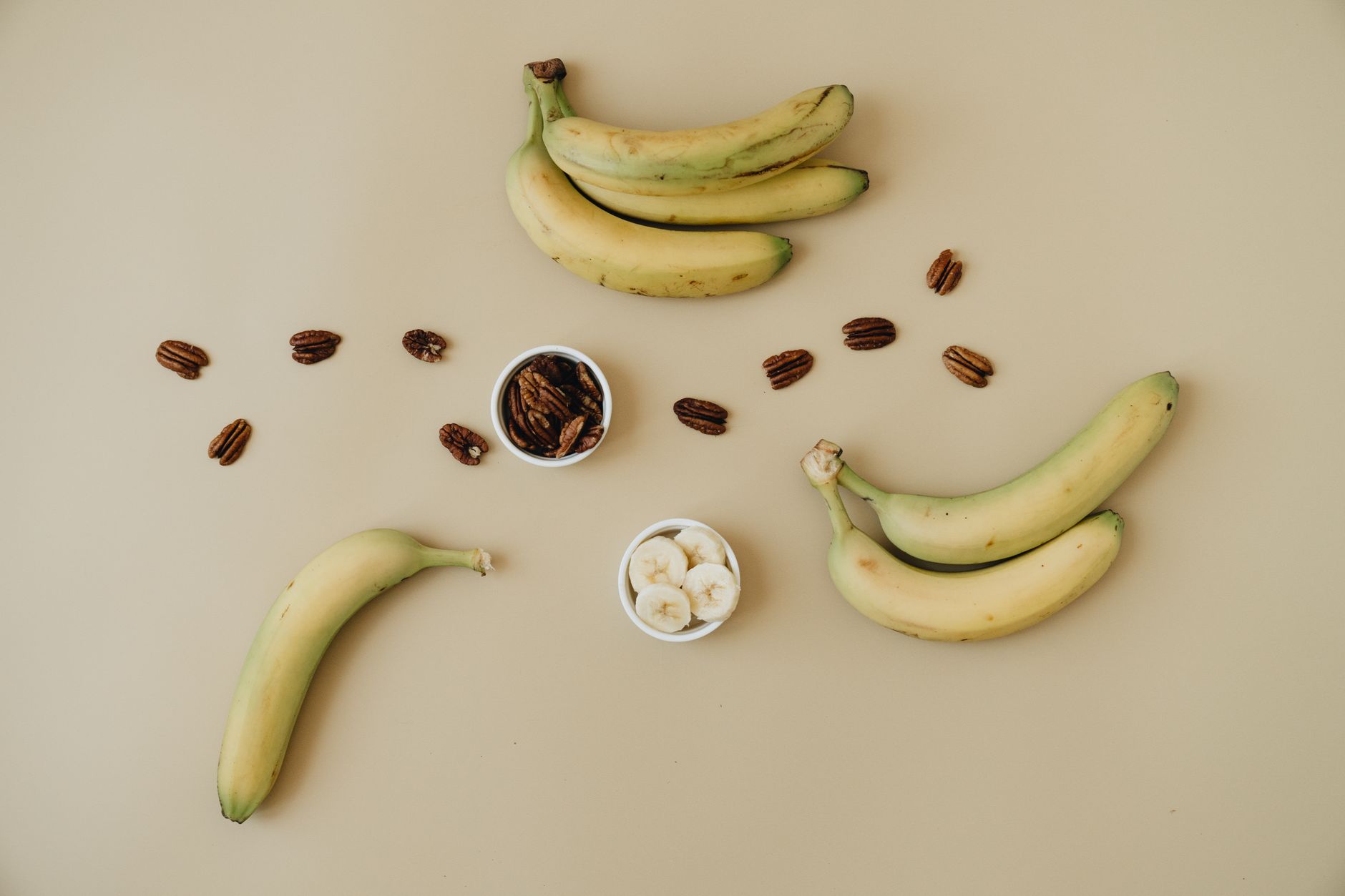 Mini Banana Nut Muffin Bread Puddings