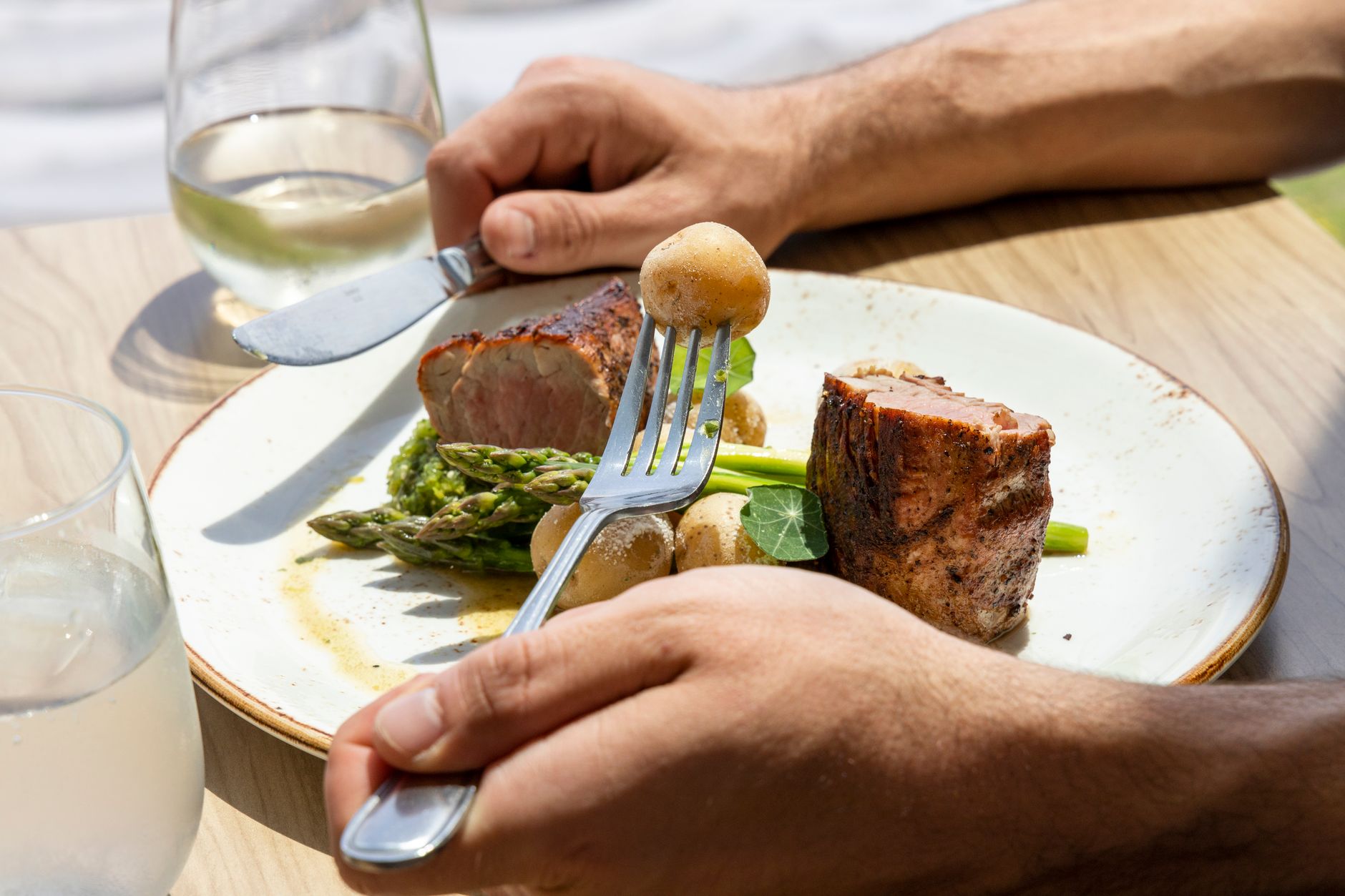 Pork Tenderloin with Dijon Brown Sauce Recipe