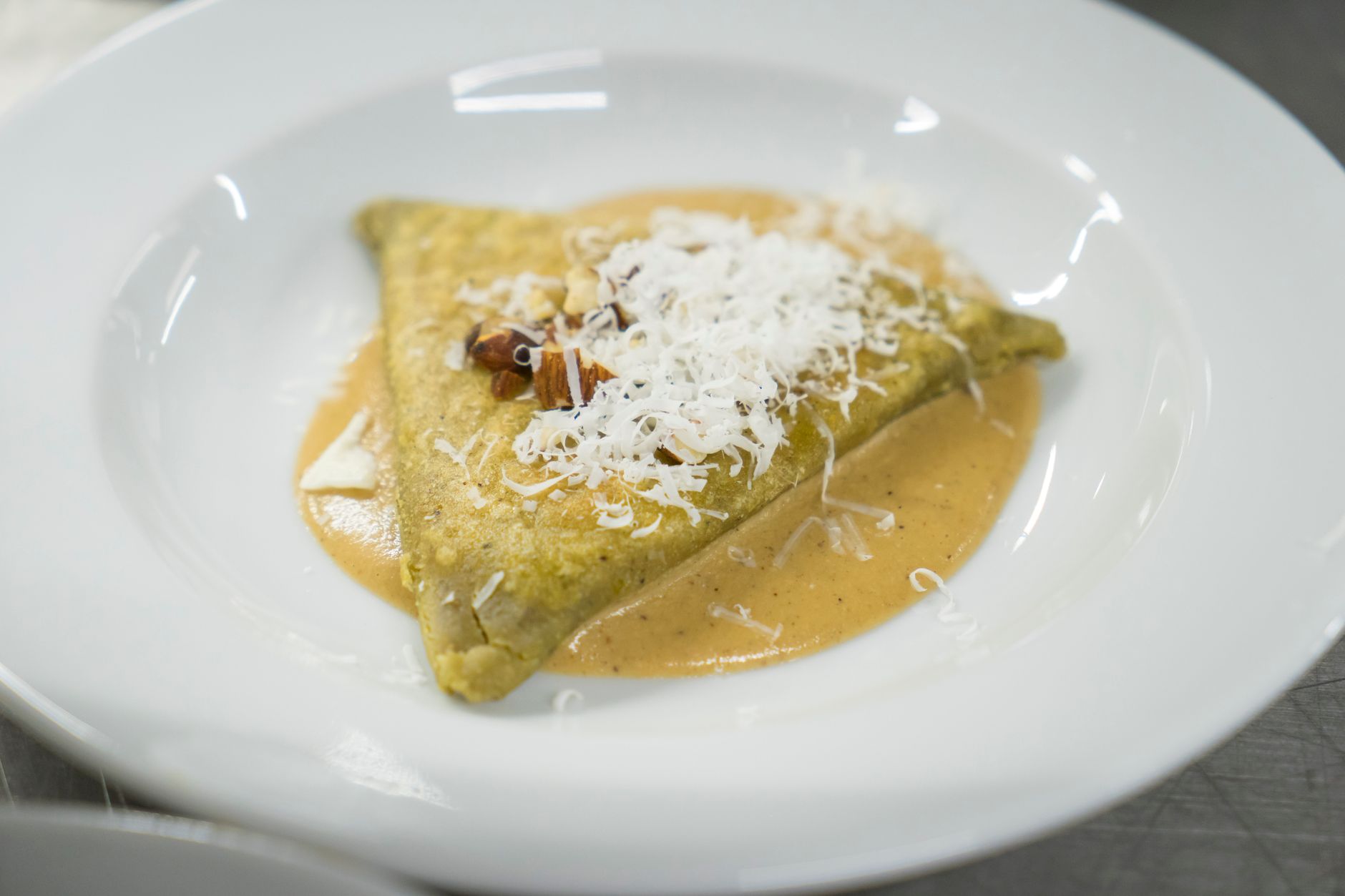 Rice and Coconut Crêpes with Mango Cardamom Stuffing