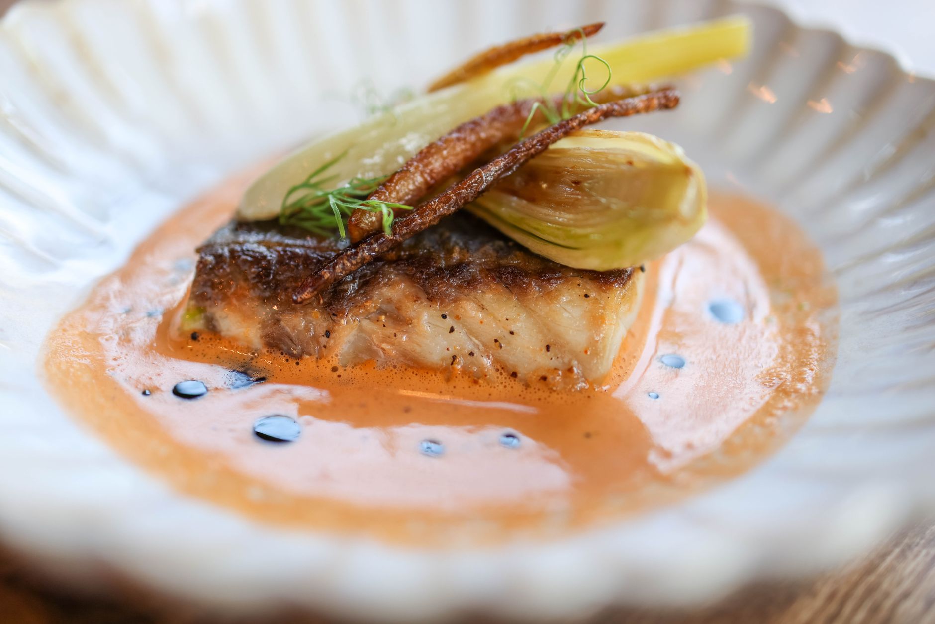 Skate Wings with Brown Butter, Preserved Lemon and Almond Sauce with Wilted Red Swiss Chard with Raisins Recipe