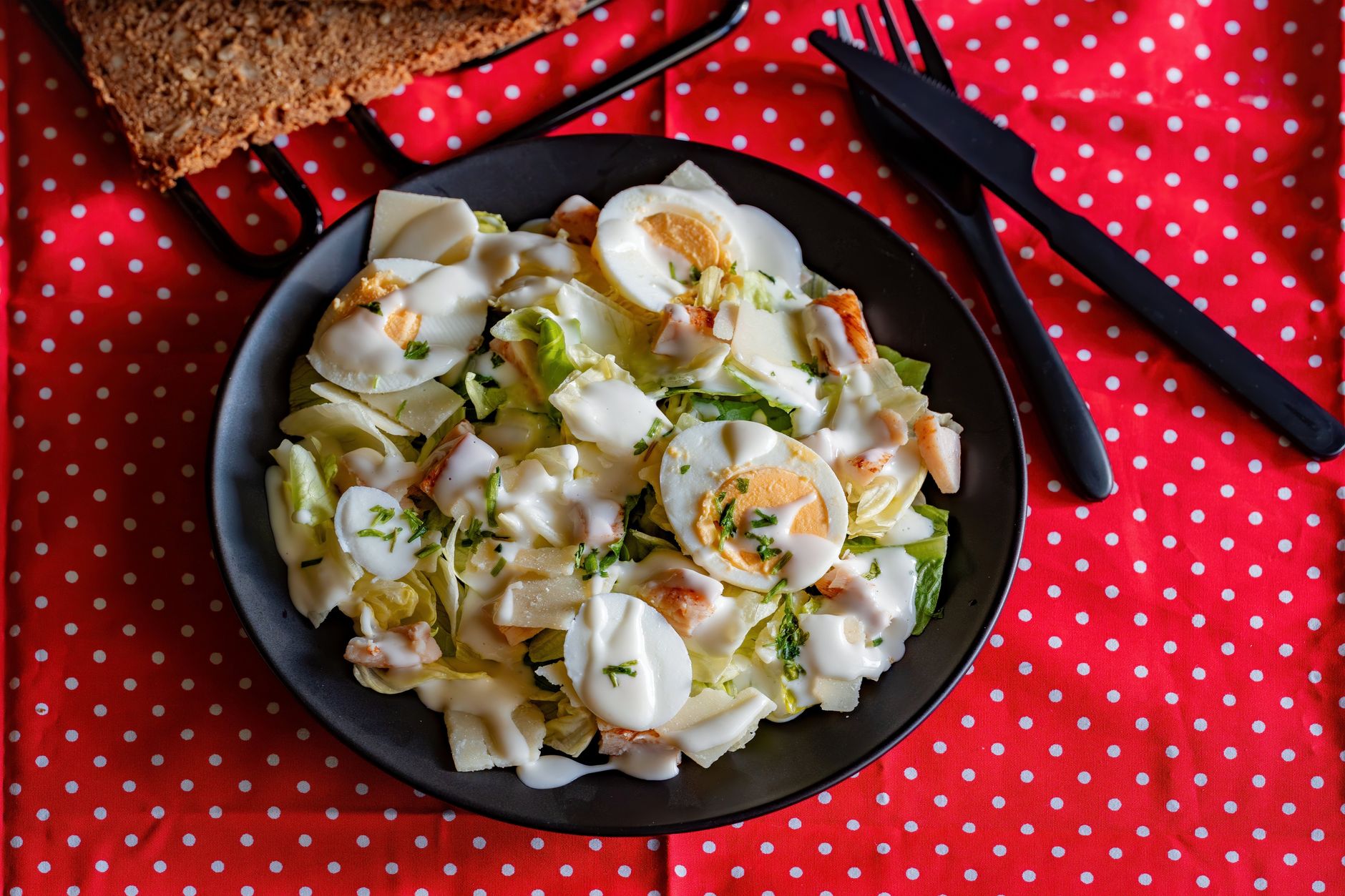 Strawberry Romaine Salad and Creamy Poppy Seed Dressing Recipe