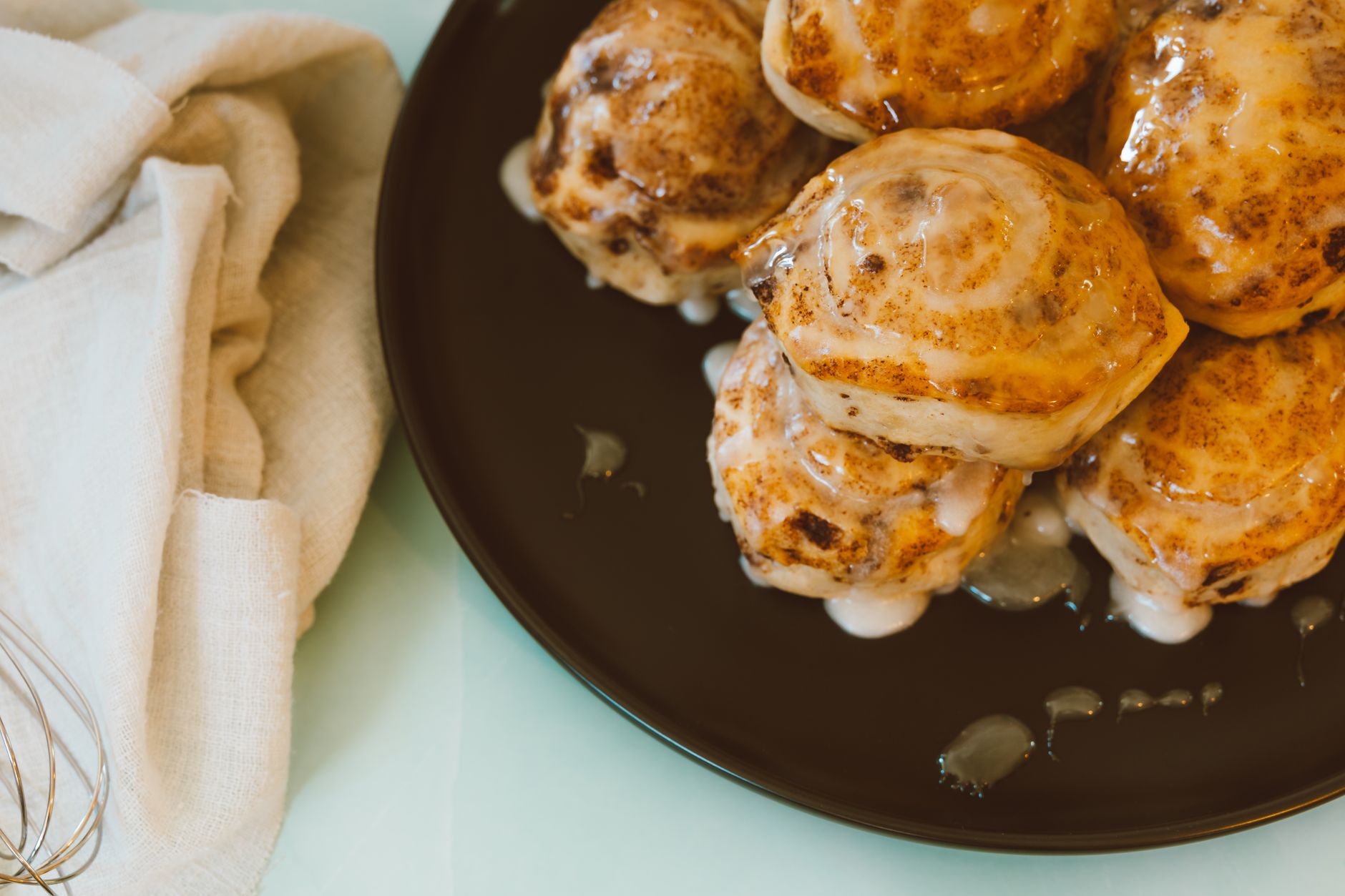 Sunny's Easy Bacon Cinnamon Roll Twists with Lemon Maple Dip