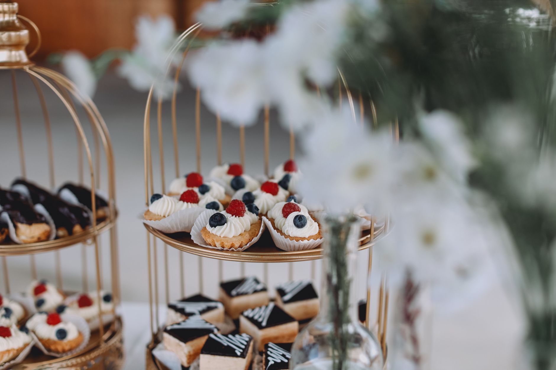 Fresh Raspberry and Blueberry Tarts Recipe