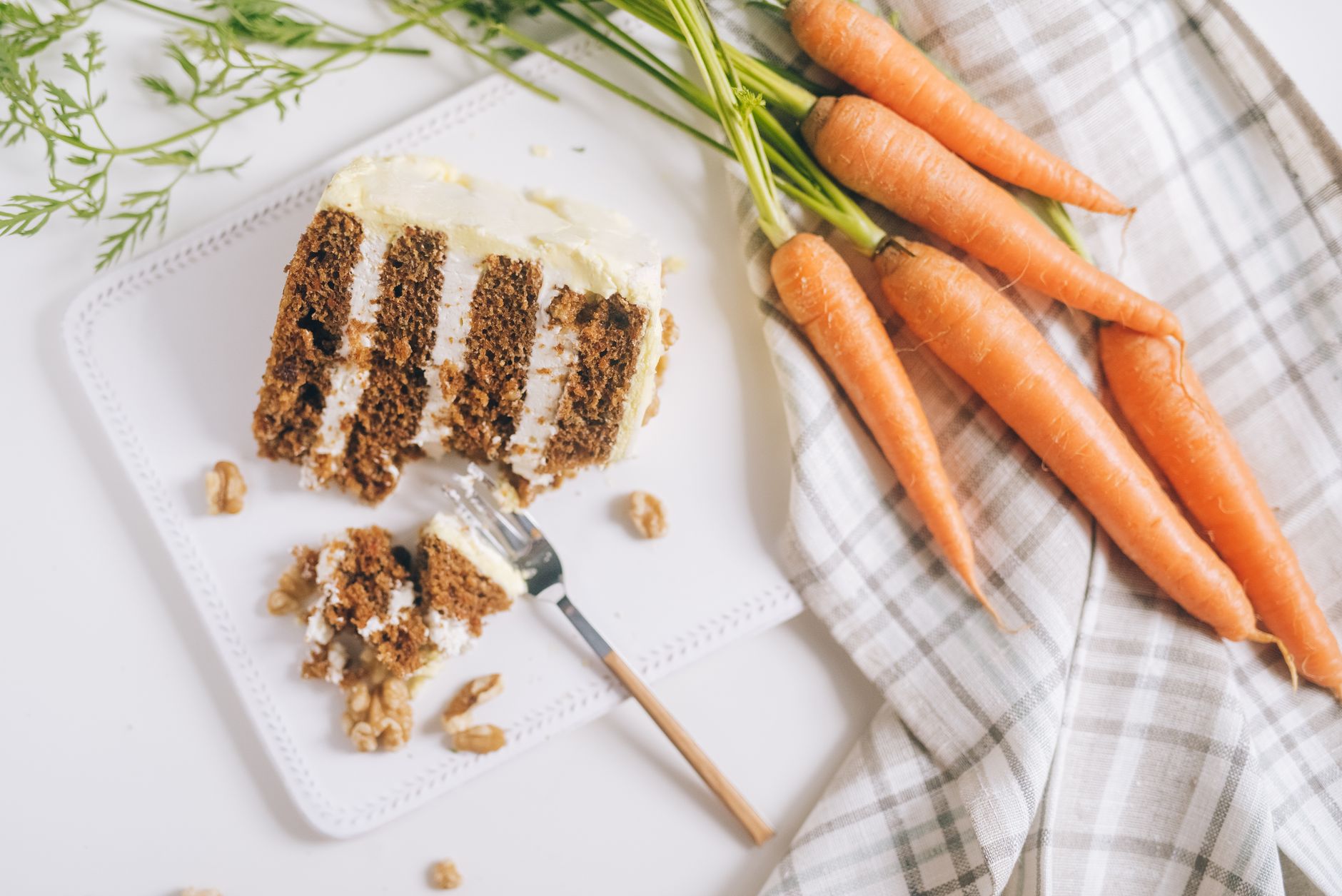 Carrot Cake with Marshmallow Fluff Cream Cheese Frosting