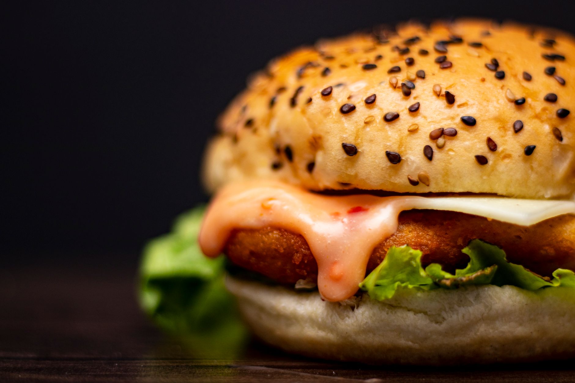 Chinese Chicken Burgers with Rainbow Sesame Slaw