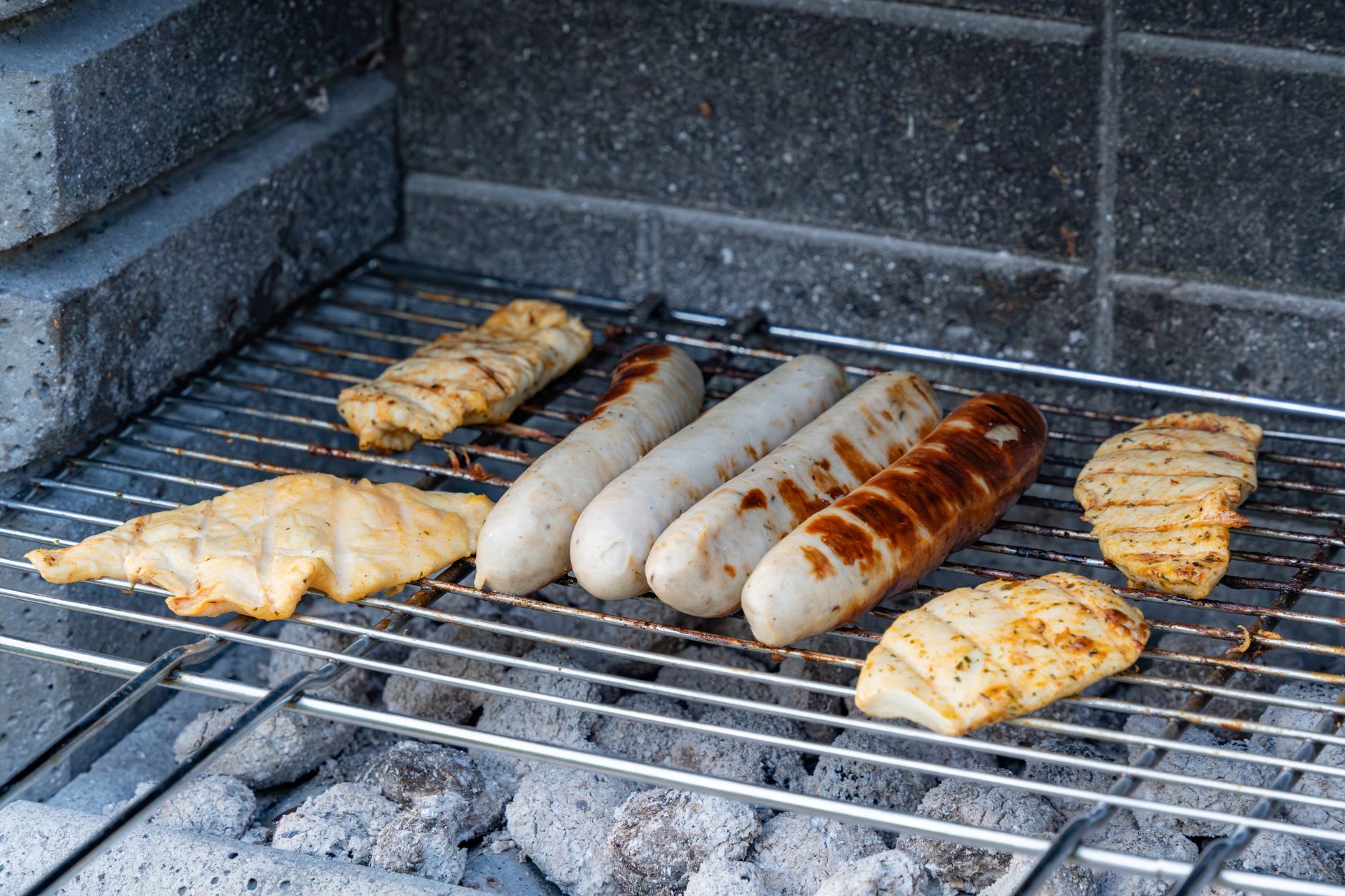 Grilled Chicken and Chorizo with Spanish-Style Marinade