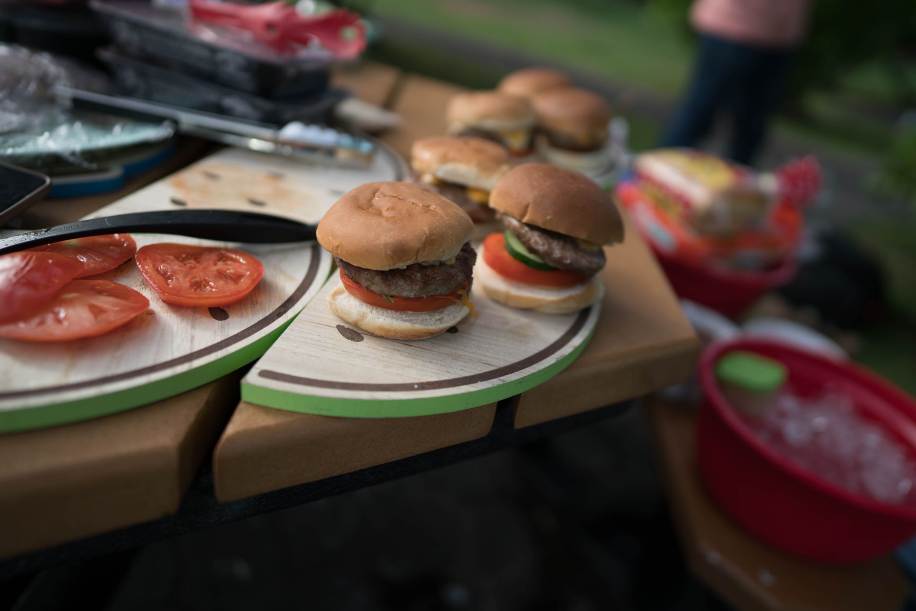Grilled Lamb and Feta Burgers