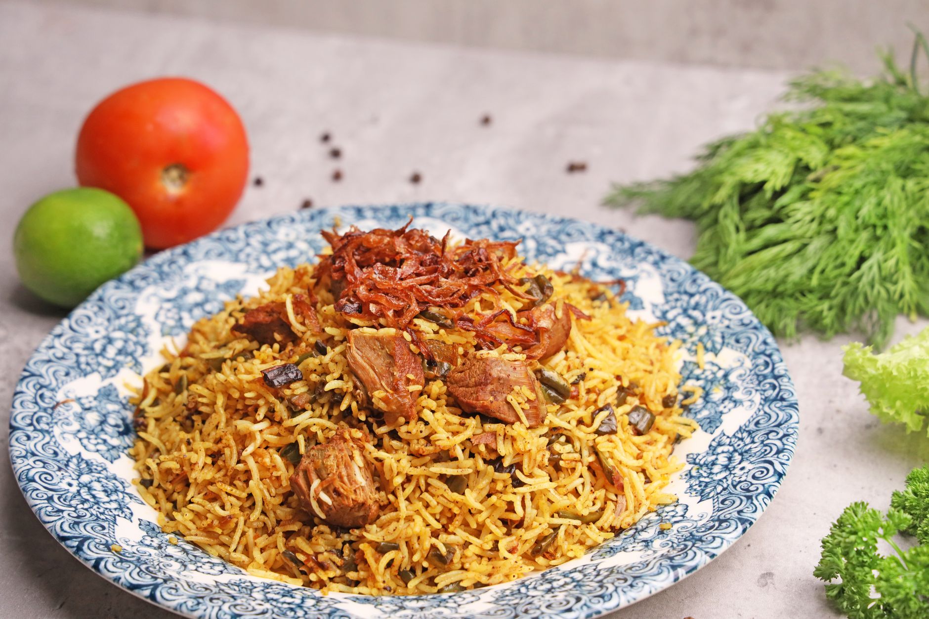 Lebanese Lentils, Rice and Caramelized Onions (Mujadara)