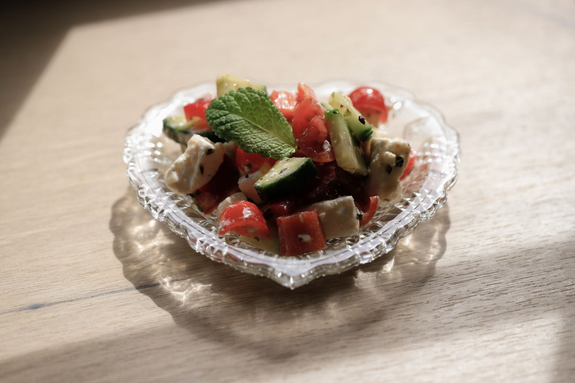 Macho Gazpacho Vegetable Chunk Salad Recipe
