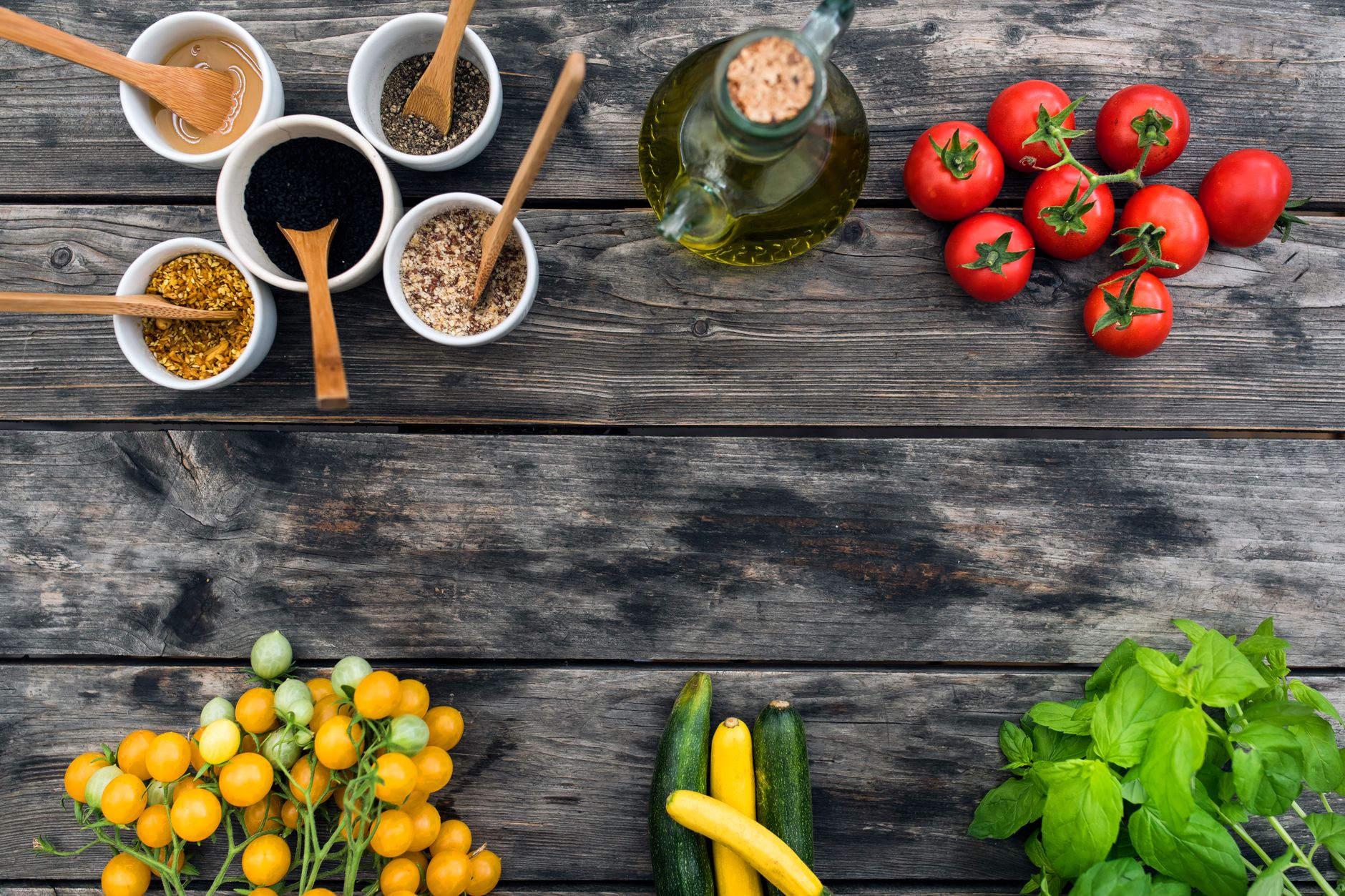 Roasted Green Beans and Cherry Tomato Salad