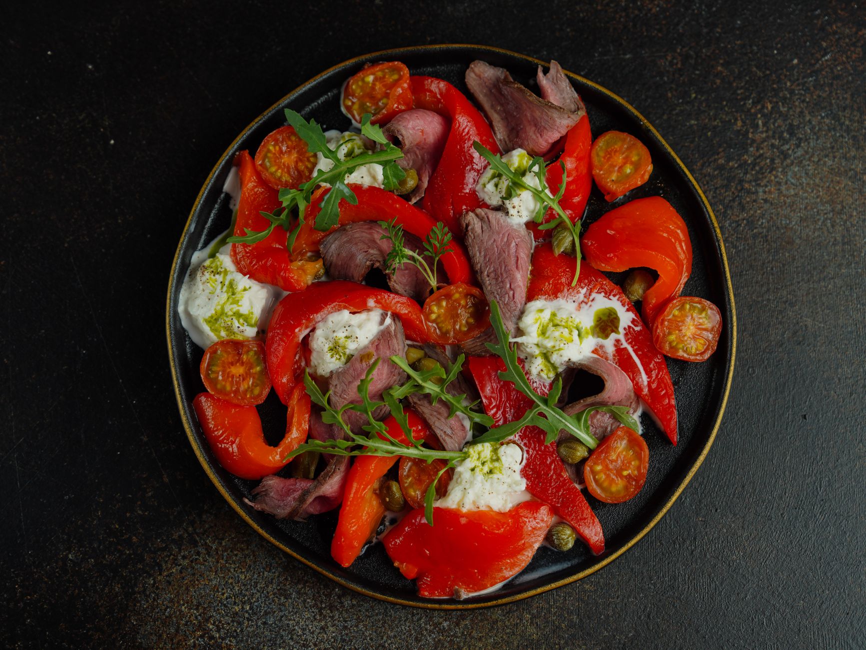 Sweet Pickled Roasted Peppers Recipe