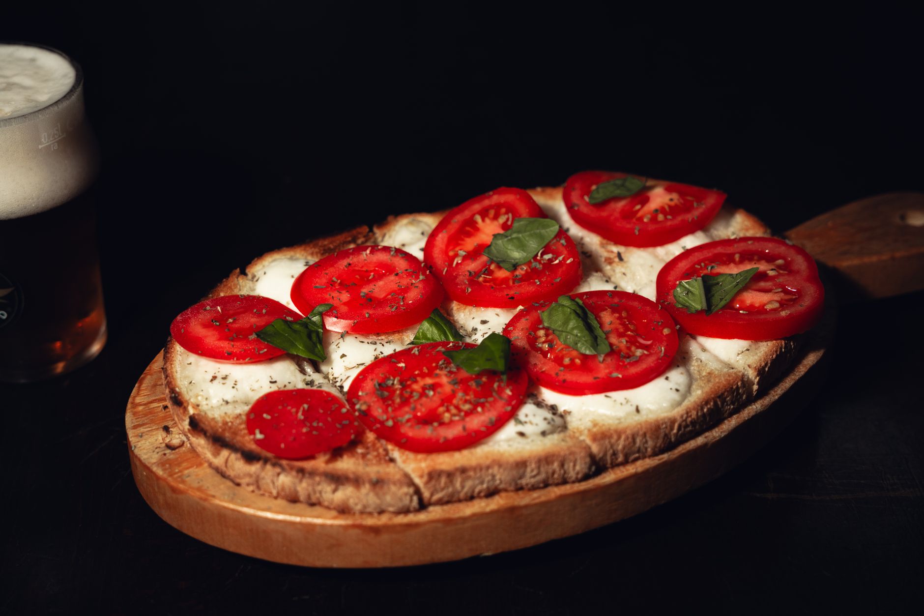 Triple Tomato Caprese Focaccia Sandwich